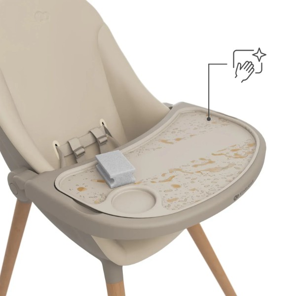 Фото - Стільчик для годування трансформер Kinderkraft 2в1 Kinderkraft Fini Up Beige (KHFINIUPBEG0000)
